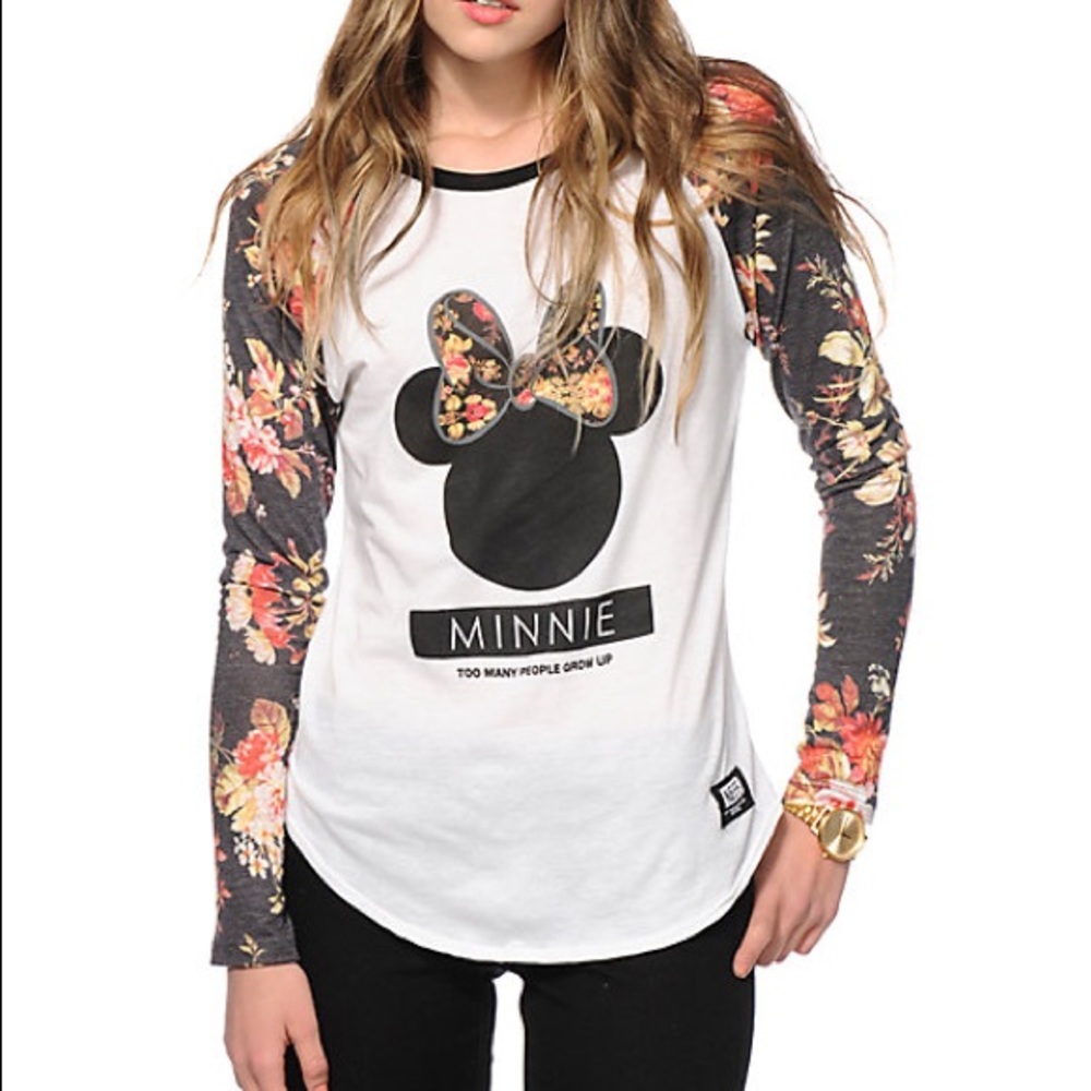 Minnie Mouse Floral Shirt